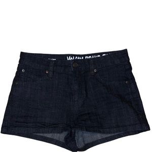 PERFECT CONDITION!!! VOLCOM, 5 dark blue jean, short shorts